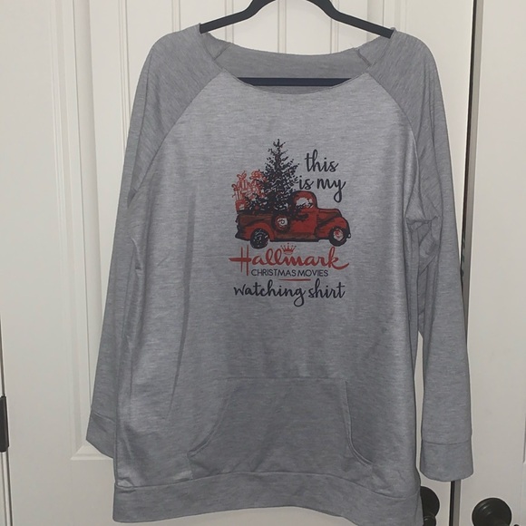 Hallmark Lightweight Christmas Movie Sweatshirt! - Picture 1 of 4